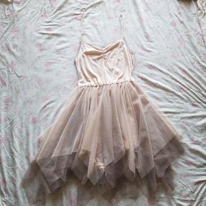 Short Beige Dress